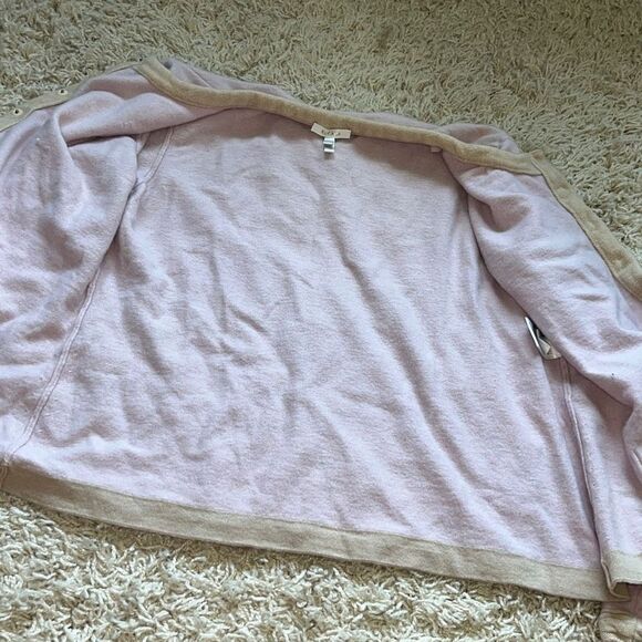 Beautiful Vintage Escada Pink And Tan Sweater Wool Cashmere Silk Blend Italy Siz - Picture 8 of 14